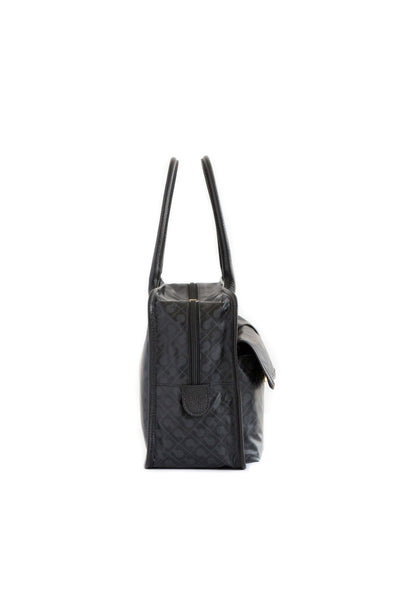 SATCHEL CON  BOLSOS EXTERNOS Y CORREA GHB0247