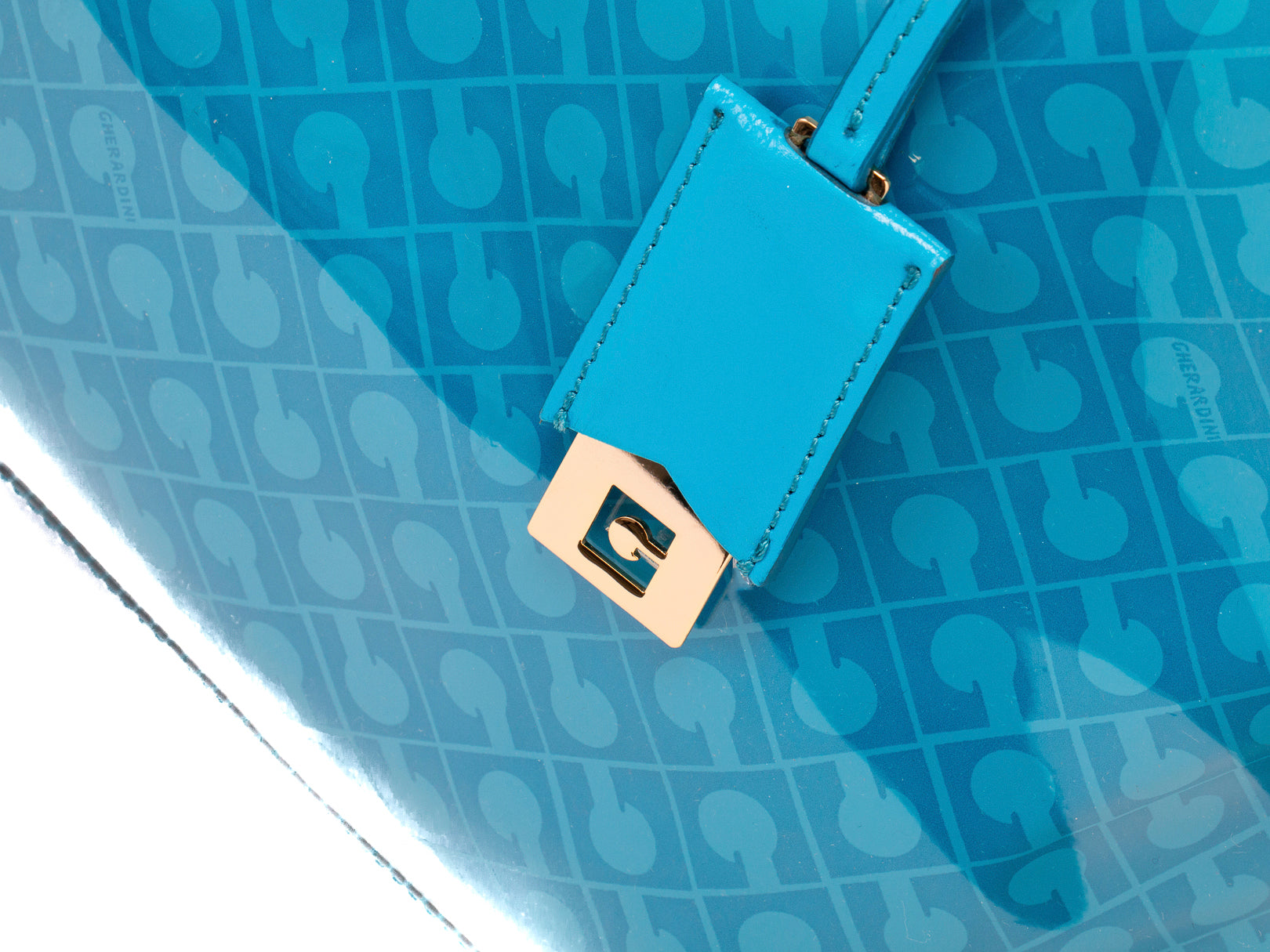 Bolsa Annika de PVC Indaco