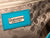 Bolsa Crossbody con Hebilla G Azul